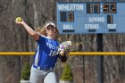 Softball vs Babson  Wheaton College Softball vs Babson College. - Photo by Keith Nordstrom : Wheaton, Softball, Babson, NEWMAC